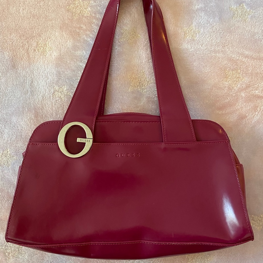 Guess Maroon purse